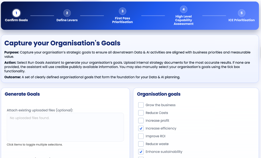 Enterprise-Wide Orchestration platform view showing real-time data and controls